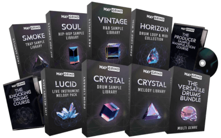 WavGrind Crystal Producer Bundle WAV MiDi